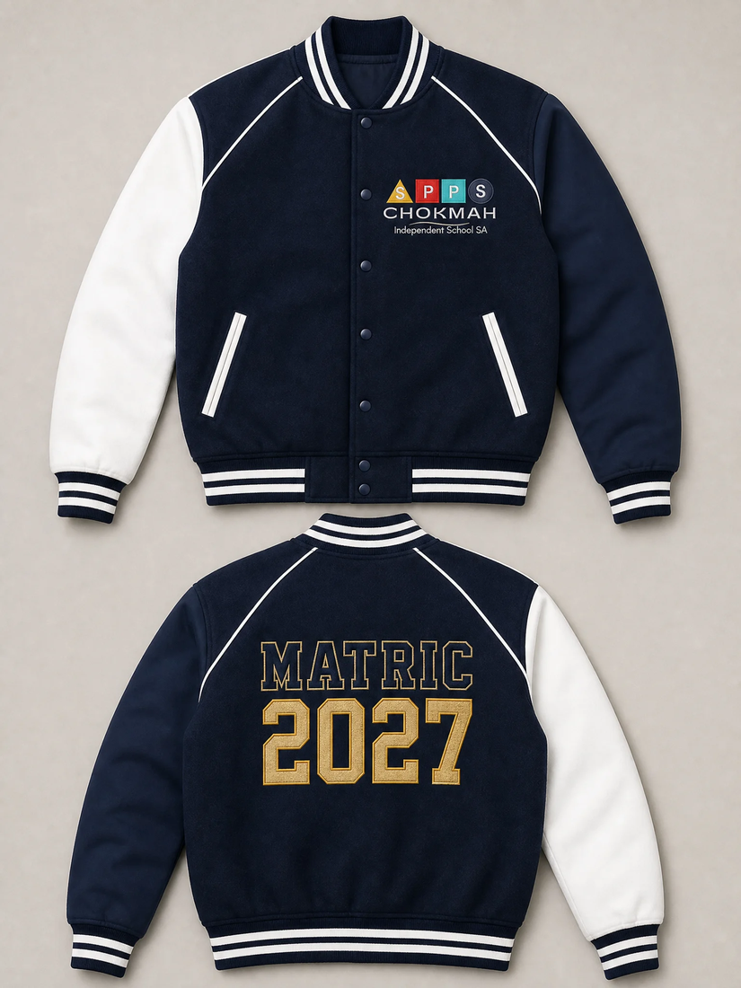 Chokmah Matric Jacket — White Sleeve uniform